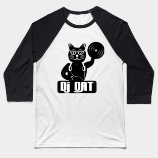 DJ cat Baseball T-Shirt